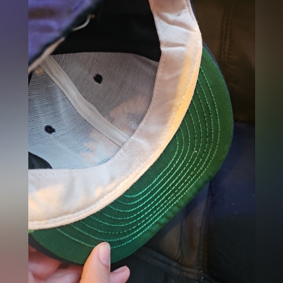 VTG Notre Dame Hat Pro Line Baseball Cap Size 6 7/8 Wool USA Pro Model Fitted - Picture 6 of 7